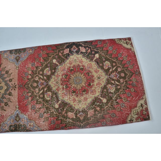 1950s 1950s Geometric Bohemian Area Carpet For Sale - Image 5 of 10