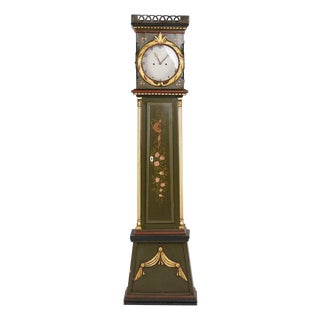 Antique Bornholm Clock with Hand Painted Decoration, 1840s For Sale