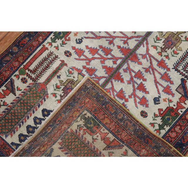 Early 20th Century Willow Tree Persian Runner - 3'2" x 13' For Sale - Image 13 of 18