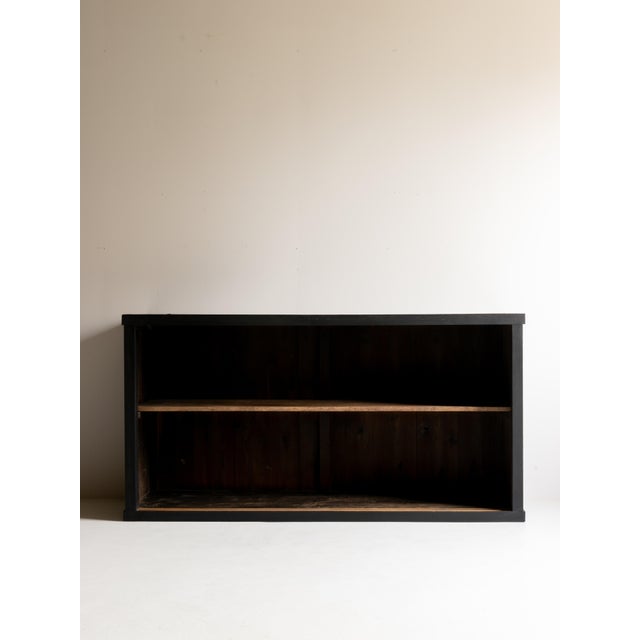 Black Japanese Antique Large Black Tansu 1860s-1900s / Sideboard Wabisabi For Sale - Image 8 of 18