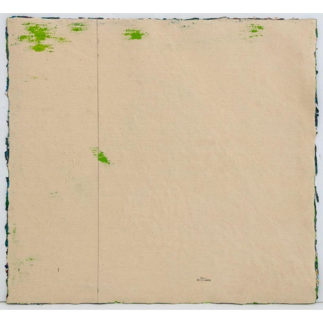 Elfi Schuselka Abstract Composition Oil on Canvas For Sale - Image 4 of 5