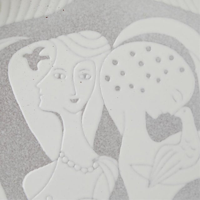 Upsala-Ekeby 1950s Ceramic Bowls by Anna-Lisa Thomson for Upsala-Ekeby Ceramics- Set of Two For Sale - Image 4 of 10