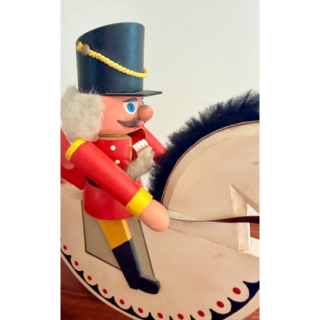 1970s German Nutcracker with Rocking Horse, 1970s For Sale - Image 5 of 11