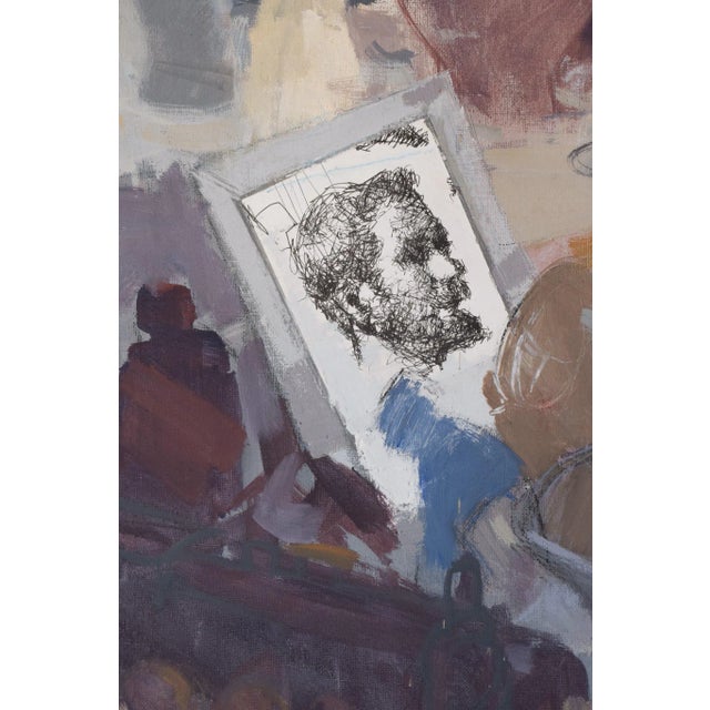 Julio Garcia Iglesias, Market, 1993, Oil on Canvas, Framed For Sale - Image 8 of 14