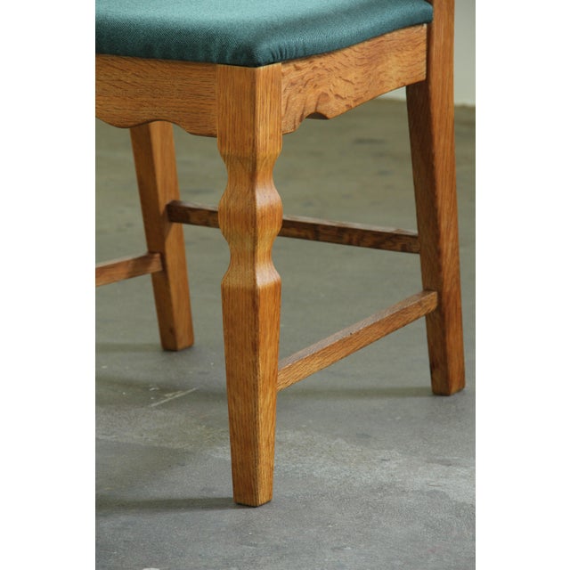 Vintage Razorblade High Back Dining Chairs by Henning Kjærnulf, Denmark, 1960s, Set of 6 For Sale - Image 8 of 18