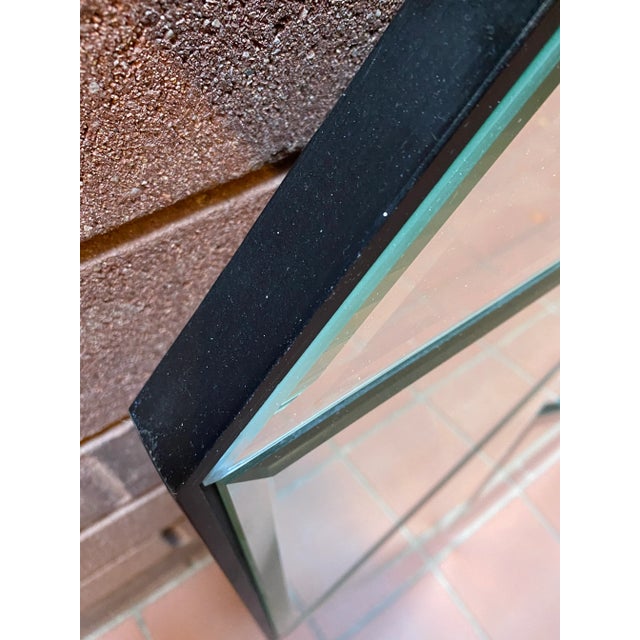 Mid-Century Modern Vintage 1970s Large Heavy Geometric Octagonal Camera Iris Blades Mirror For Sale - Image 3 of 8