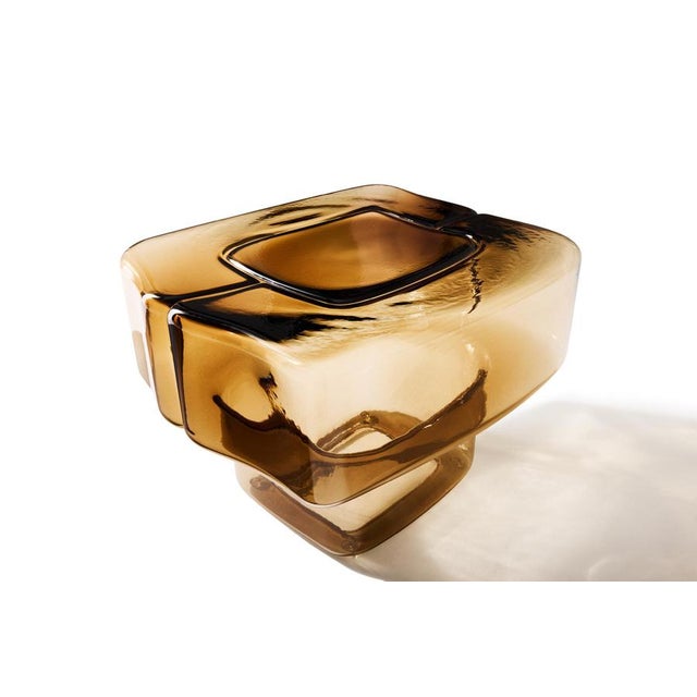 Tangelder Fluid Joinery Glass Side Table by Linde Freya for Cassina For Sale - Image 13 of 17