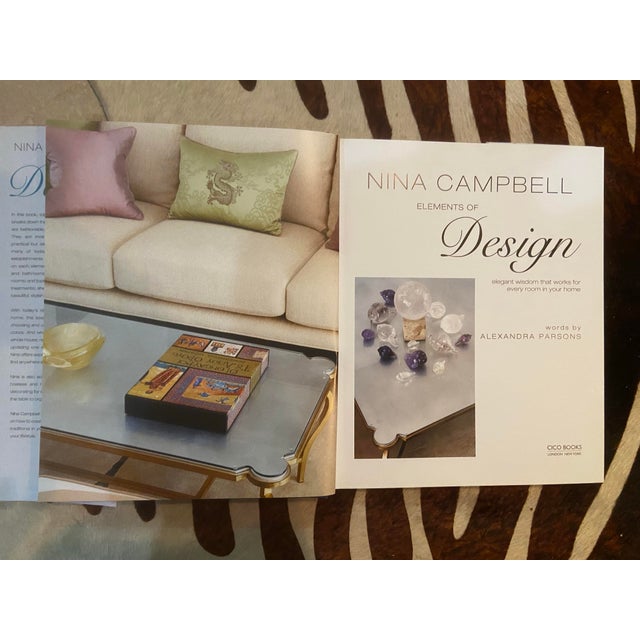 Nina Campbell, Elements of Design, Coffee Table Book. Elegant wisdom that works for every room in your home. words by...