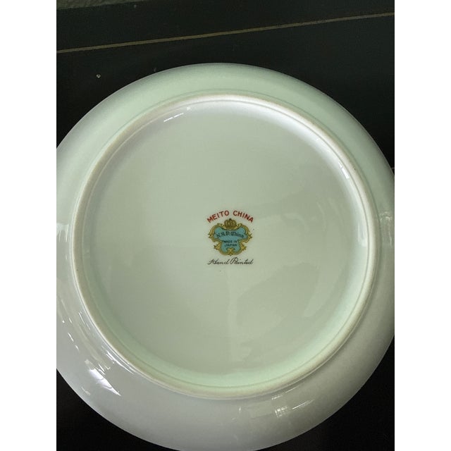 Mid 20th Century Meito Japanese Vintage Hand-Painted China - 33pcs For Sale In Tampa - Image 6 of 18