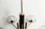 Black and Gold Chandelier with Transparent Glass from See Delmas, 1960s For Sale - Image 6 of 18