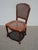 Vintage French Country Brown Cane Side Chair For Sale In Los Angeles - Image 6 of 14