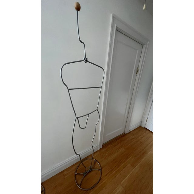 Silver 1990s Ikea Man and Woman Coat Racks - a Pair For Sale - Image 8 of 10
