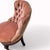 Late 20th Century Victorian Style Tufted Slipper Chair in Pink Velvet For Sale - Image 18 of 18