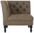 Wood Tufted Corner Chair in Olive & Black For Sale - Image 7 of 7