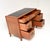 Antique Burr Walnut Pedestal Desk with Leather Top, 1930 For Sale - Image 3 of 9