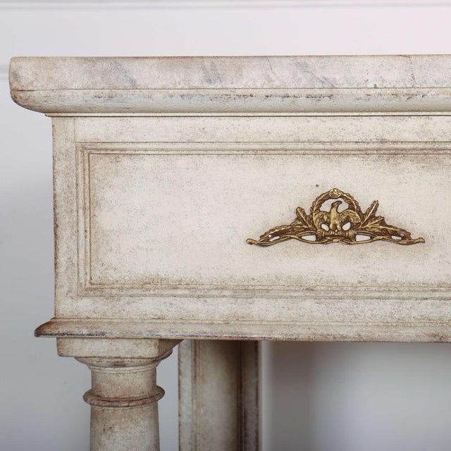 English Painted Console Table For Sale - Image 6 of 15
