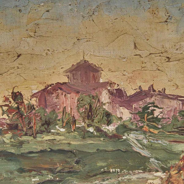 Landscape Composition, 2000s, Oil Painting on Canvas, Framed For Sale - Image 4 of 6