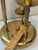 Vintage 3-Tiered Mid-Century Modern Sputnik Brass Table Lamp For Sale - Image 12 of 12