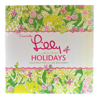 Signed Lilly Pulitzer Holiday Entertaining Book For Sale