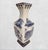 1990s Chinoiserie Blue White Scenic Garden Ceramic Tall Vessel Vase For Sale - Image 5 of 8