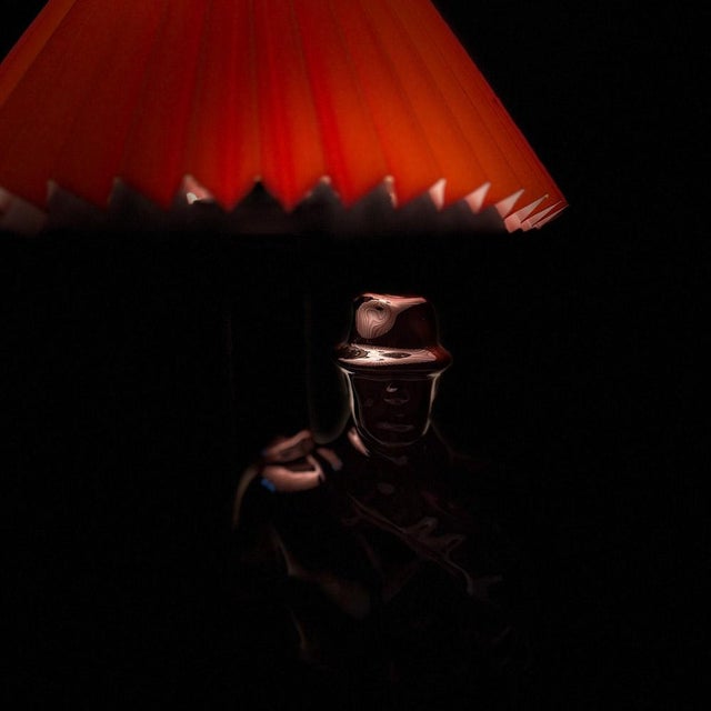 Vintage Detective Ceramic Table Lamp, 1980s For Sale - Image 15 of 18
