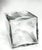 1940s Vintage Cut Crystal Square Decanters With Octagonal Stoppers - a Pair For Sale - Image 5 of 9