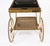 1950s Mid-Century French Brass Galleried Drinks Trolley, 1950s For Sale - Image 5 of 15