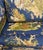 Vintage Bench-Made 3-Piece Living Room Set in Schumacher "Dog & Duck" Indigo Linen – Sofa & 2 Matching Chairs For Sale - Image 18 of 18