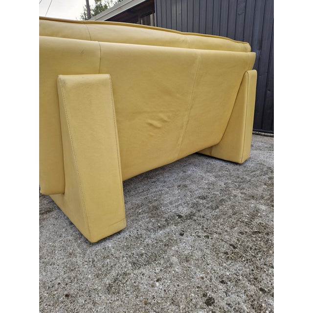 Vintage Leather Sofa by Nicoletti Salotti, 1980s For Sale - Image 15 of 17