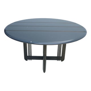 Giorgetti Round Dining Table by Umberto Asnago, 1980 For Sale