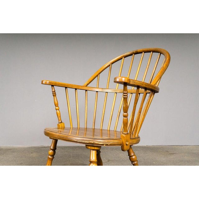 Windsor Armchairs in Oak, Set of 3 For Sale - Image 14 of 18