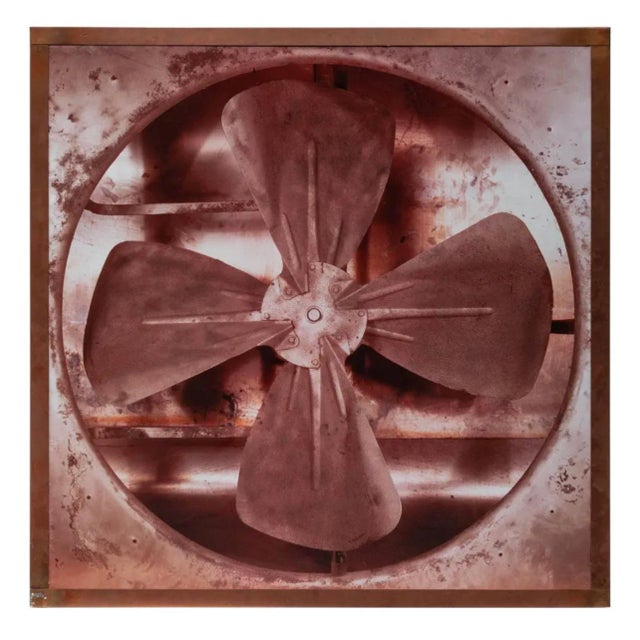 Pascal Kern (1952-2007) Icone (three panel triptych), 1987 Cibachrome print, inn copper handmade frame. (One is empty of...