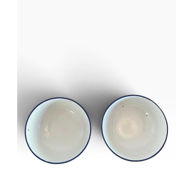 Dansk Vintage Dansk Blue Mist Individual Salad Bowls - Pair - Denmark Blue Stamp For Sale - Image 4 of 6