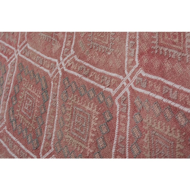 Textile Mid Century Diamond Turkish Kilim Runner Rug For Sale - Image 7 of 13