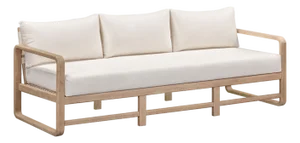 Palata Cream Performance Fabric Outdoor Sofa
