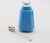 Circa 1920s Art Deco Octagonal French Blue Opaline Glass Snuff Bottle For Sale - Image 9 of 9