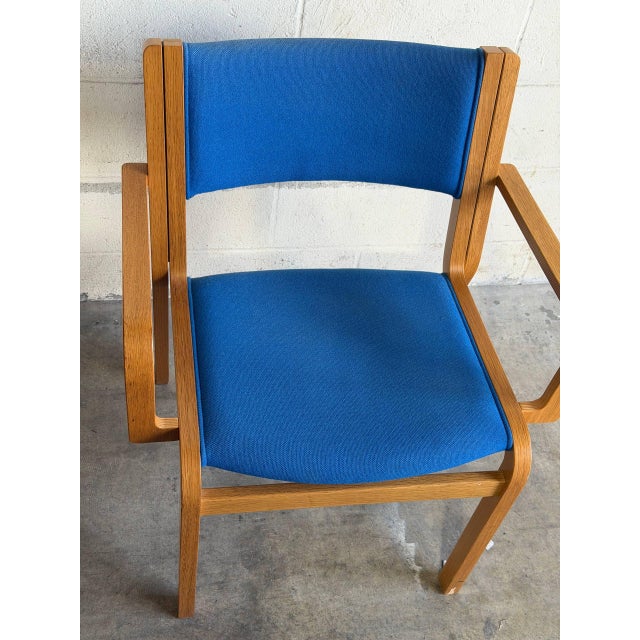 Mid 20th Century Vintage Danish Bentwood Armchair by Magnus Olesen for Bondo Gravesen For Sale - Image 5 of 8