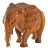 Hand Carved Wood Elephant For Sale