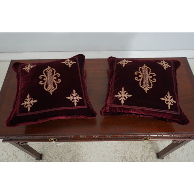 Age: Approx. 10 Years Old Details: Down Filled Stunning Hand Stitched Crewelwork High Quality Construction Offered @...