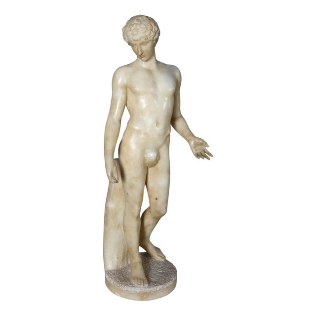 Sculpture of Apollo, 1800s, Alabaster For Sale