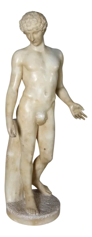 Sculpture of Apollo, 1800s, Alabaster