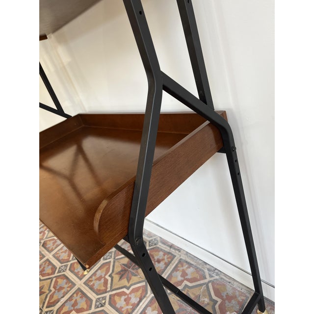 Wood Freestanding Wall Unit with Desk, 1960s For Sale - Image 7 of 16