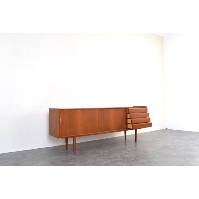 Mid-Century Modern Danish Teak Sideboard, 1960s For Sale - Image 11 of 18
