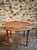 Antique French Round Walnut Drop-Leaf Dining Table, 1890s For Sale - Image 6 of 16
