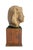 Egyptian Cement Pharaoh Bust Statue on Pedestal, Late 19th Century For Sale - Image 5 of 10