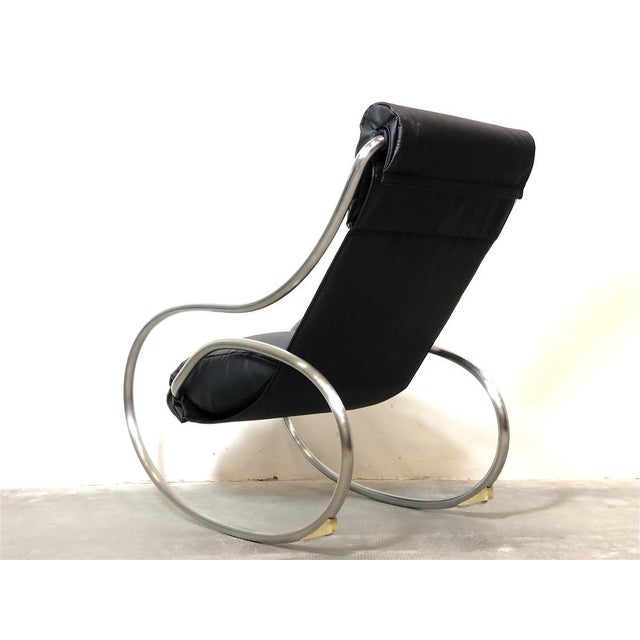 Crome Metal Crawl Armchair by Heals, London, 1970s For Sale - Image 13 of 15