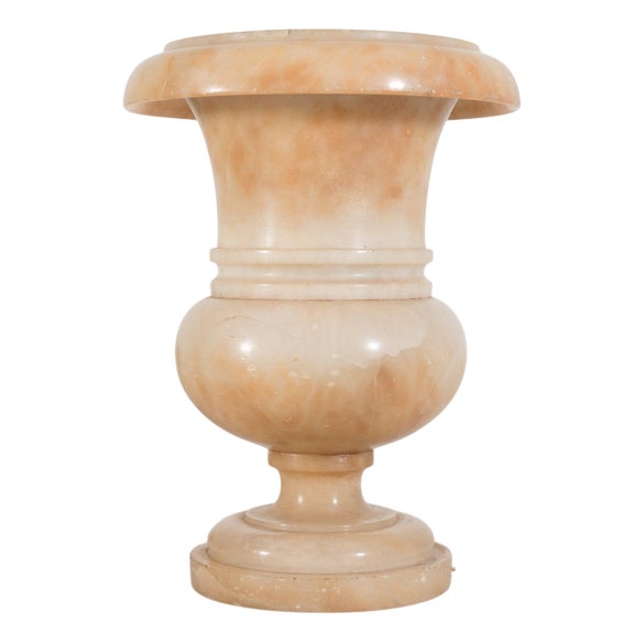 Vintage Alabaster Table Lamp For Sale