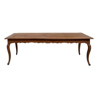 Large Cherrywood Farmhouse Table, 1900s For Sale