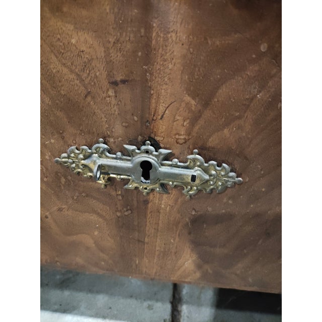 Early 19th Century Antique Early 19th-Century Biedermeier Walnut Armoire For Sale - Image 5 of 8