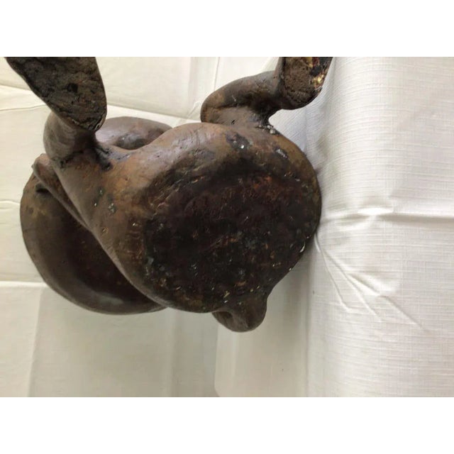 1950s Bronze Monkey Bowl For Sale - Image 4 of 13